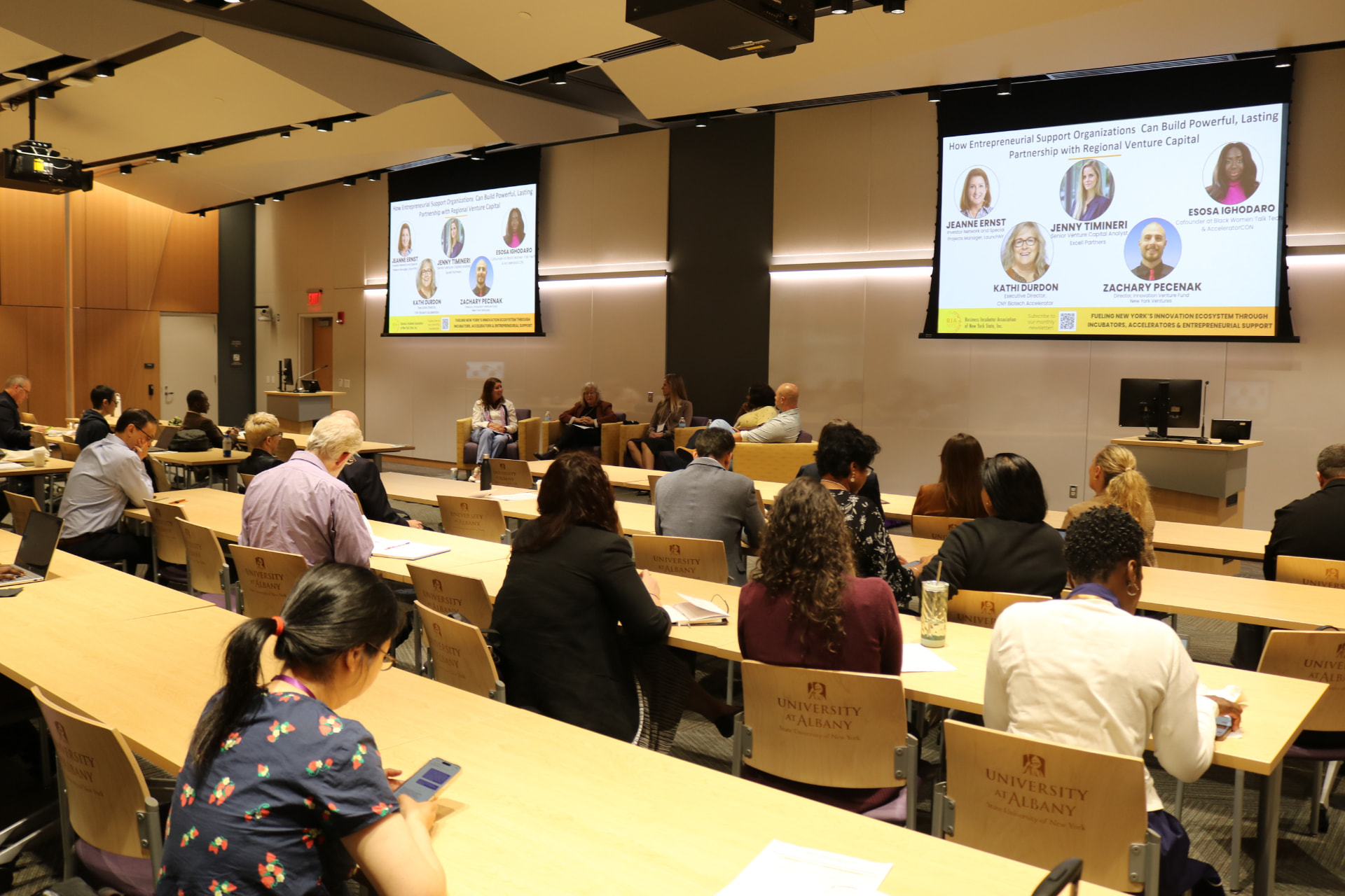 Panel discussion on entrepreneurial support organizations and regional venture capital