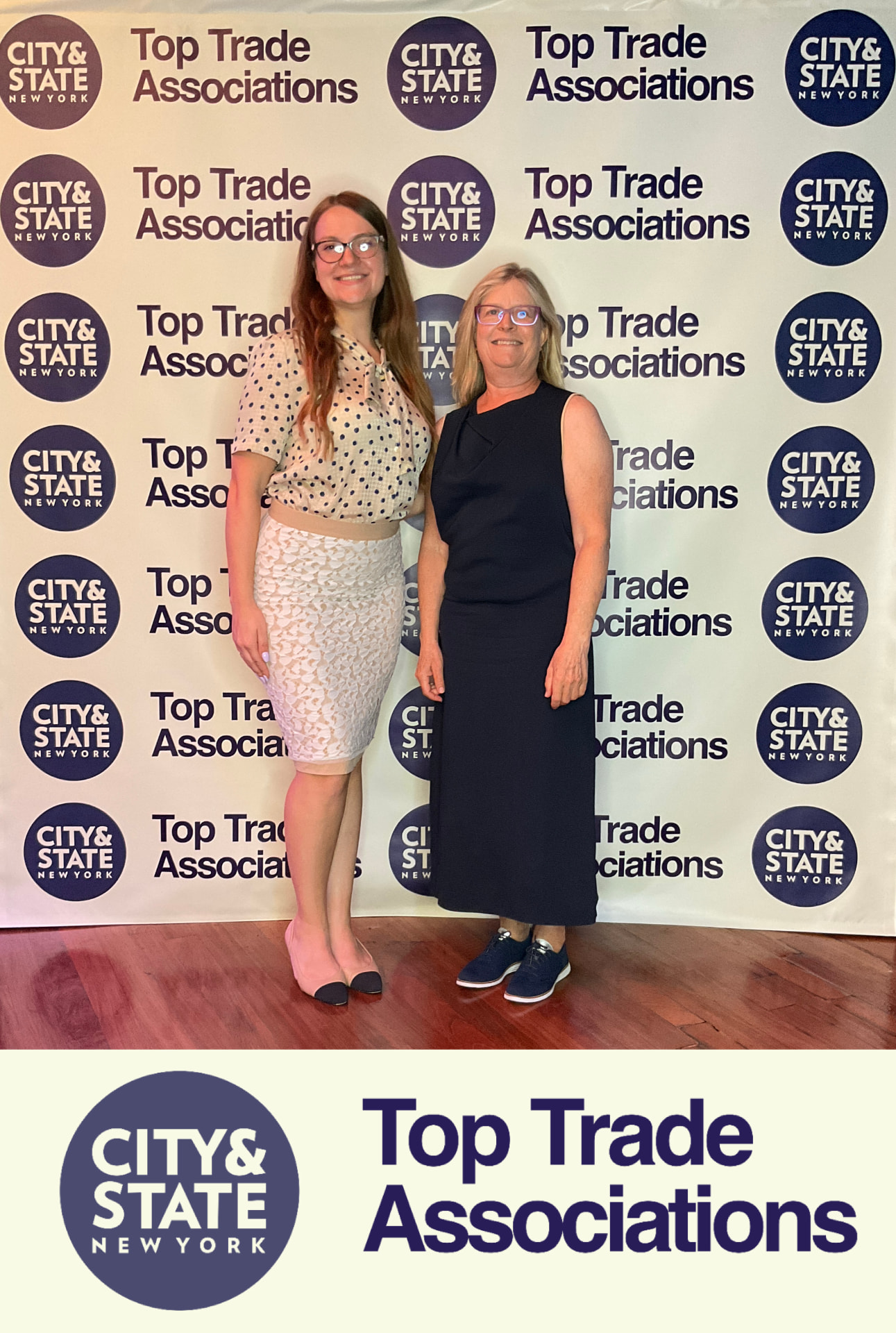 Ariella Trotsenko and Deborah Novick at the City & State Top Trade Associations reception