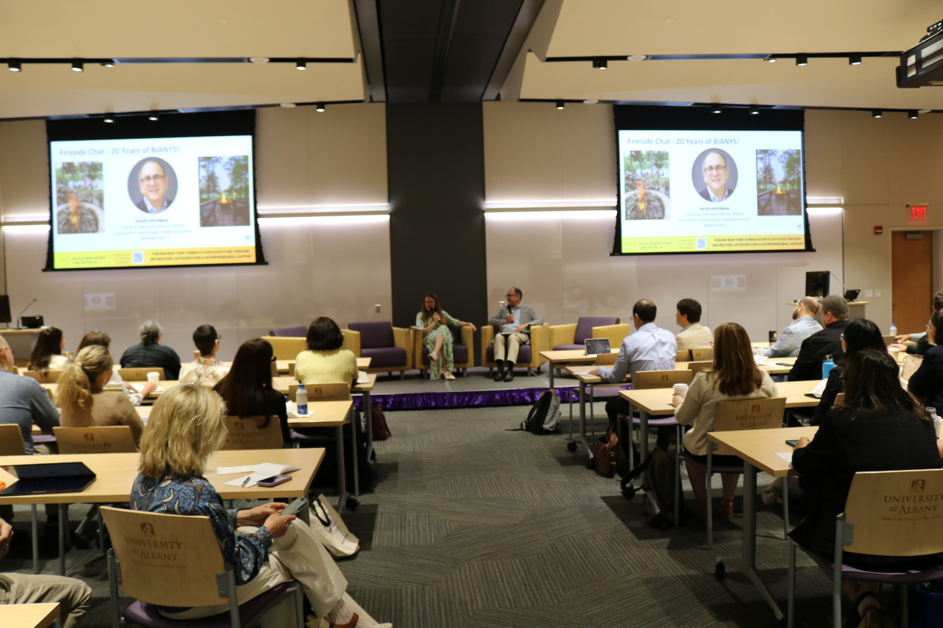 Fireside chat reflecting on 20 years of BIANYS with founder David Hochman
